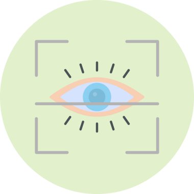 Eye Scan icon modern vector illustration