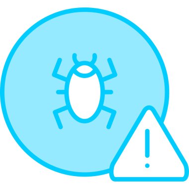 Böcek. Web simgesi basit illüstrasyon