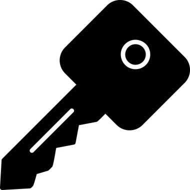 Anahtar. Web simgesi basit illüstrasyon