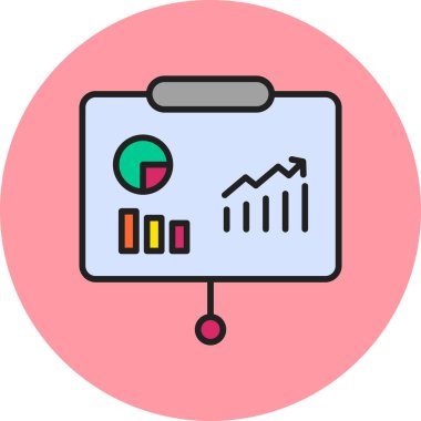 vector illustration of project management modern icon in design