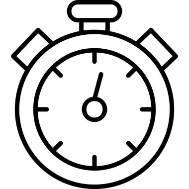 Kronometre Web simgesi basit tasarım