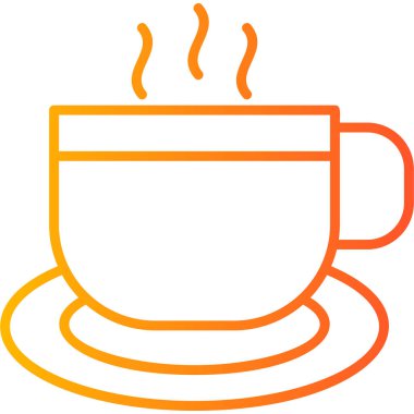 Çay fincanı. Web simgesi