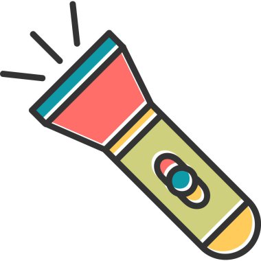 el feneri. Web simgesi basit illüstrasyon 