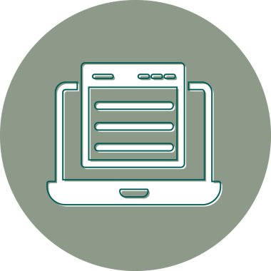 vector illustration of abstract website