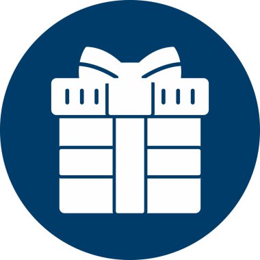 Hediye. Web simgesi basit tasarım
