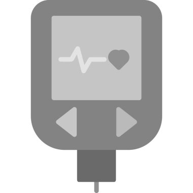 Nabız. Web simgesi basit illüstrasyon