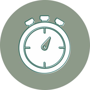 Kronometre Web simgesi basit tasarım