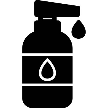 Bebek losyonu web simgesi basit illüstrasyon