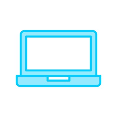 Bilgisayar. Web simgesi basit illüstrasyon