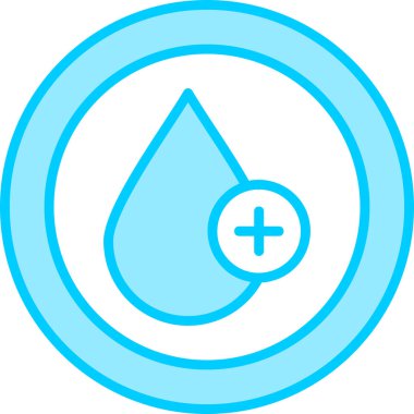 Kan damlası. Web simgesi