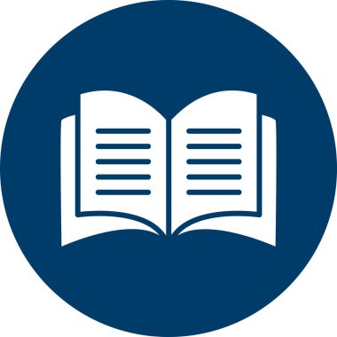Open Book web icon, vector illustration