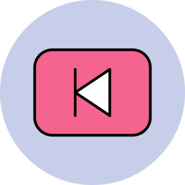 Daha önce. Web simgesi basit illüstrasyon