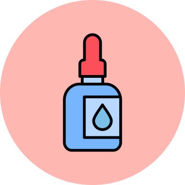 Ağız aşısı. Web simgesi vektör illüstrasyonu