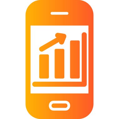 Mobil Analizler, akıllı telefon aygıtının dijital illüstrasyonu