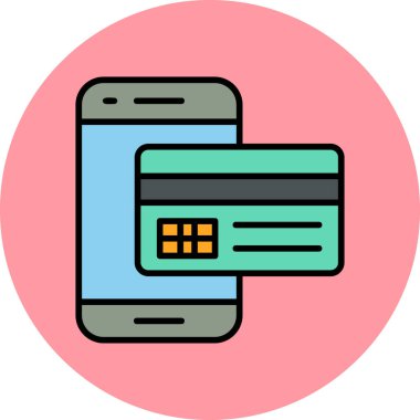 cep telefonu ikonu vektör illüstrasyonu