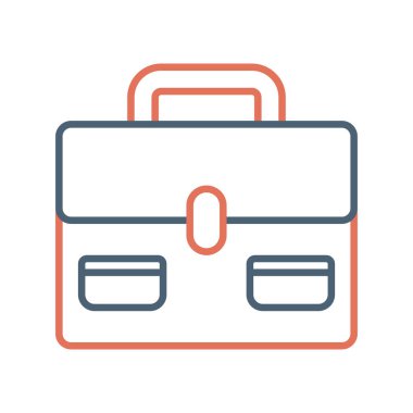 Çanta. Web simgesi basit tasarım 