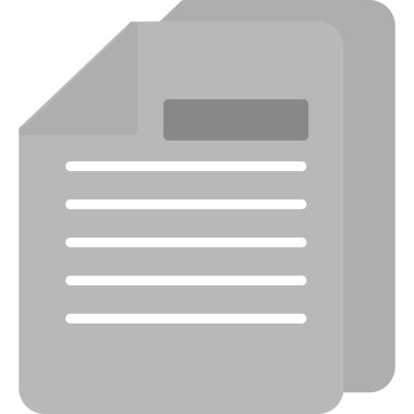 Belge simgesinin vektör illüstrasyonu