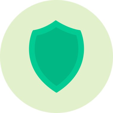 kalkan simgesi, vektör illüstrasyonu basit tasarım