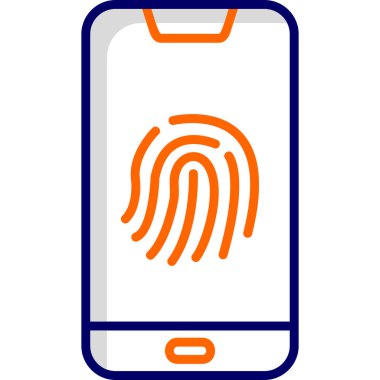 akıllı telefon simgesi vektör illüstrasyonu