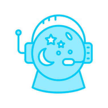 Astronomi. Web simgesi basit illüstrasyon