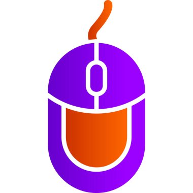 fare düz vektör simgesi