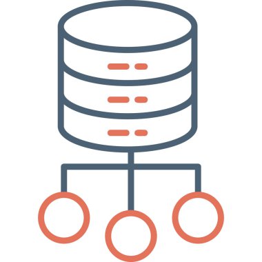 Ağ modern simgesi, vektör illüstrasyonu 