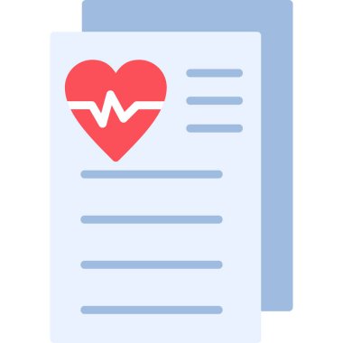 Belge simgesinin vektör illüstrasyonu