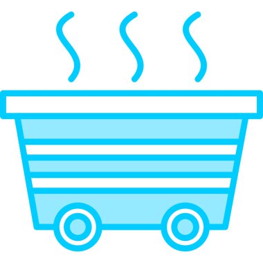 Çöp modern simge, vektör illüstrasyonu