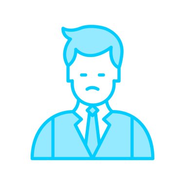 vector illustration of Resturant manager icon
