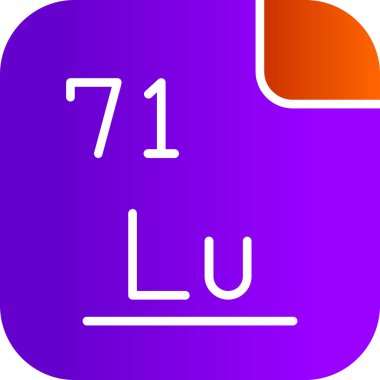 Lutetium, Lu sembolü ve atom numarası 71 olan kimyasal bir element. Kuru havada aşınmaya direnen gümüş gibi beyaz bir metaldir, ama nemli havada değil. Lutetium lantanit serisinin son elementi. Vektör simgesi