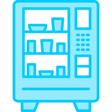 Satış makinesi. Web simgesi basit tasarım