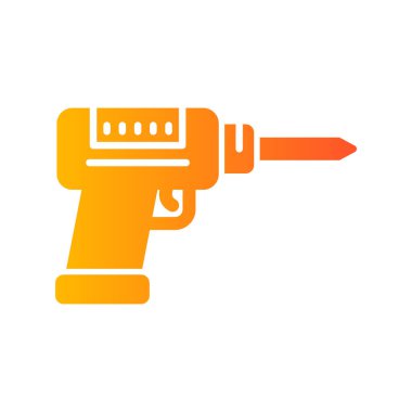 Modern Drill Machine simgesinin vektör çizimi