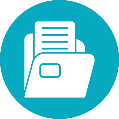 folder icon, web simple illustration