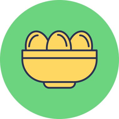 Gıda simgesinin vektör illüstrasyonu