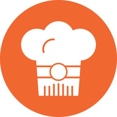 Şef şapka ikonu. vektör illüstrasyonu