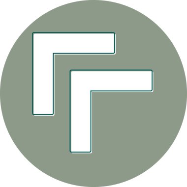 B harfi simgesinin vektör illüstrasyonu