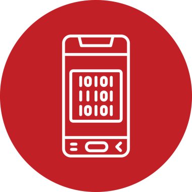 Cep telefonu. Basit resimleme