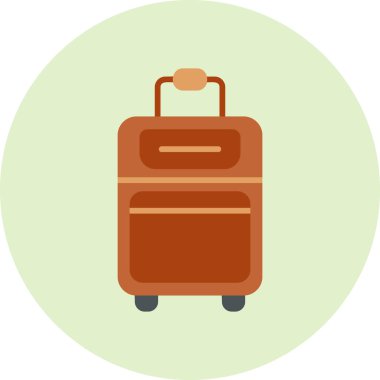 Çanta. Web simgesi vektör illüstrasyonu