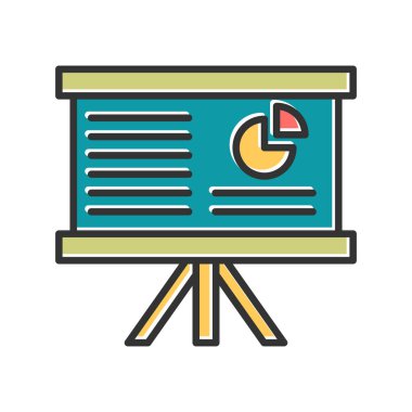 vector illustration of project management modern icon in design