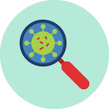Virus Search icon modern vector illustration