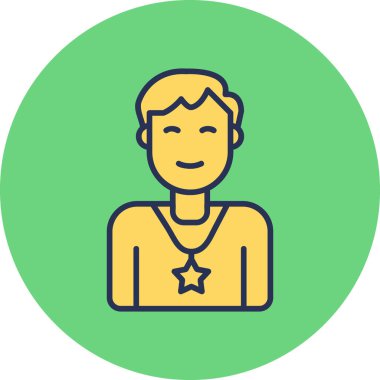 İnsan simgesinin vektör illüstrasyonu