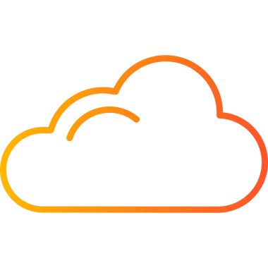 vector cloud technology icon illustration