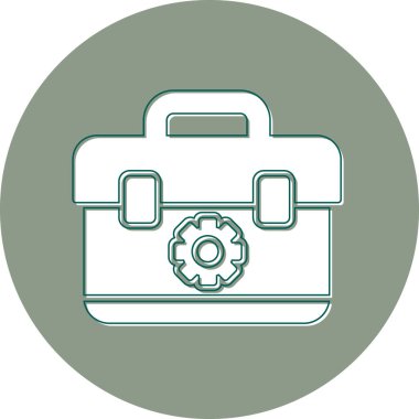 vector illustration of modern Toolbox icon