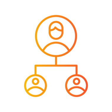 Soyut simge vektör illüstrasyonu pazarlanıyor