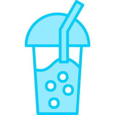 limonata. Web simgesi basit illüstrasyon