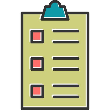 Liste Panosu. Basit tasarım