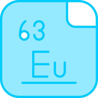 periyodik element tablosu, 63 Europium illüstrasyonu