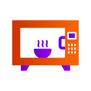 Mikrodalga fırın, akıllı telefon aygıtının dijital çizimi, 