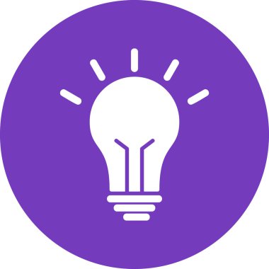 Fikir modern simgesi, vektör illüstrasyonu