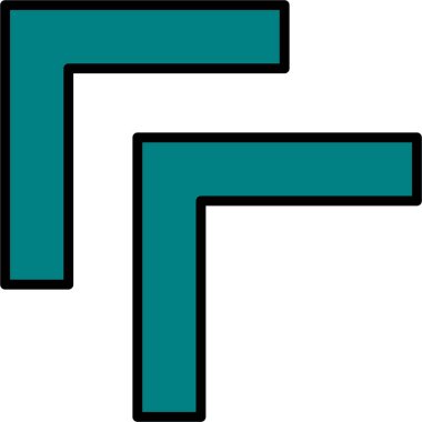 Bir b-z simgesinin vektör illüstrasyonu